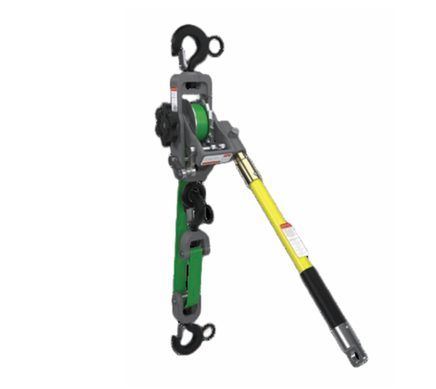 ZLH10524 Slingco 1.5 Ton Strap Hoist w/ Hot Stick Rings
