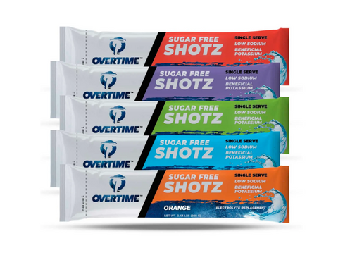 Overtime Sugar-Free Electrolyte Replacement, Variety Pack, 80 packets