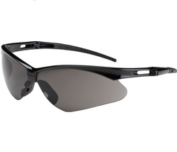 Anser Semi-Rimless Safety Glasses - Clear Lens, Anti-Scratch, Anti-Fog