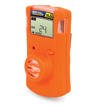 Gas Clip Single Gas Detector (H2S / O2 / CO)