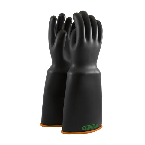 NOVAX Rubber Gloves, Class 3 18" Bell Cuff