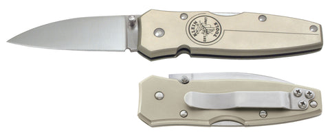 44001-AL Klein Tools Drop Point Pocket Knife (2 Styles)