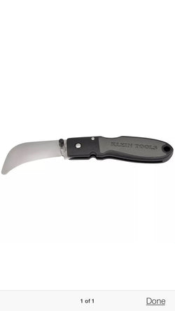 44005 Klein Tools Lockback Knife Sheepfoot Blade