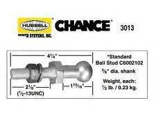 C6002102 Chance Grounding Ball Stud