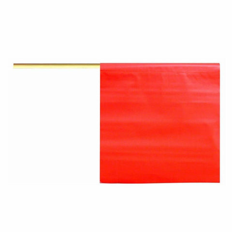 Dicke Safety - Orange Vinyl Flag
