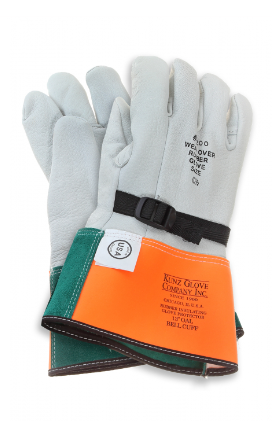 Kunz Leather Protectors for Rubber Gloves 13 Goatskin Ultimate Tool Safety