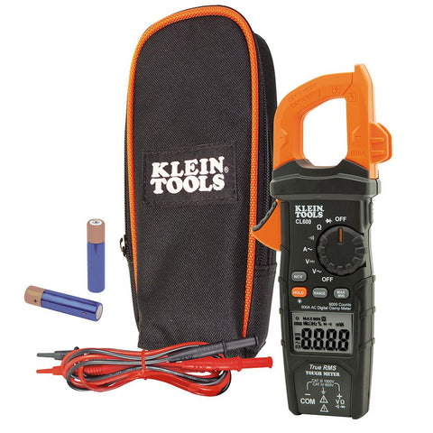 CL600 Klein Tools Digital Clamp Meter, 600 Amps